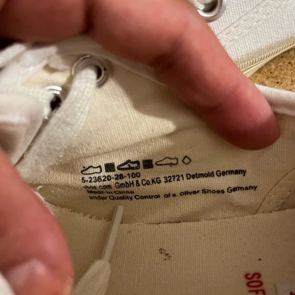 s.Oliver Canvas Sneakers Size 37 - Picture 5 of 15